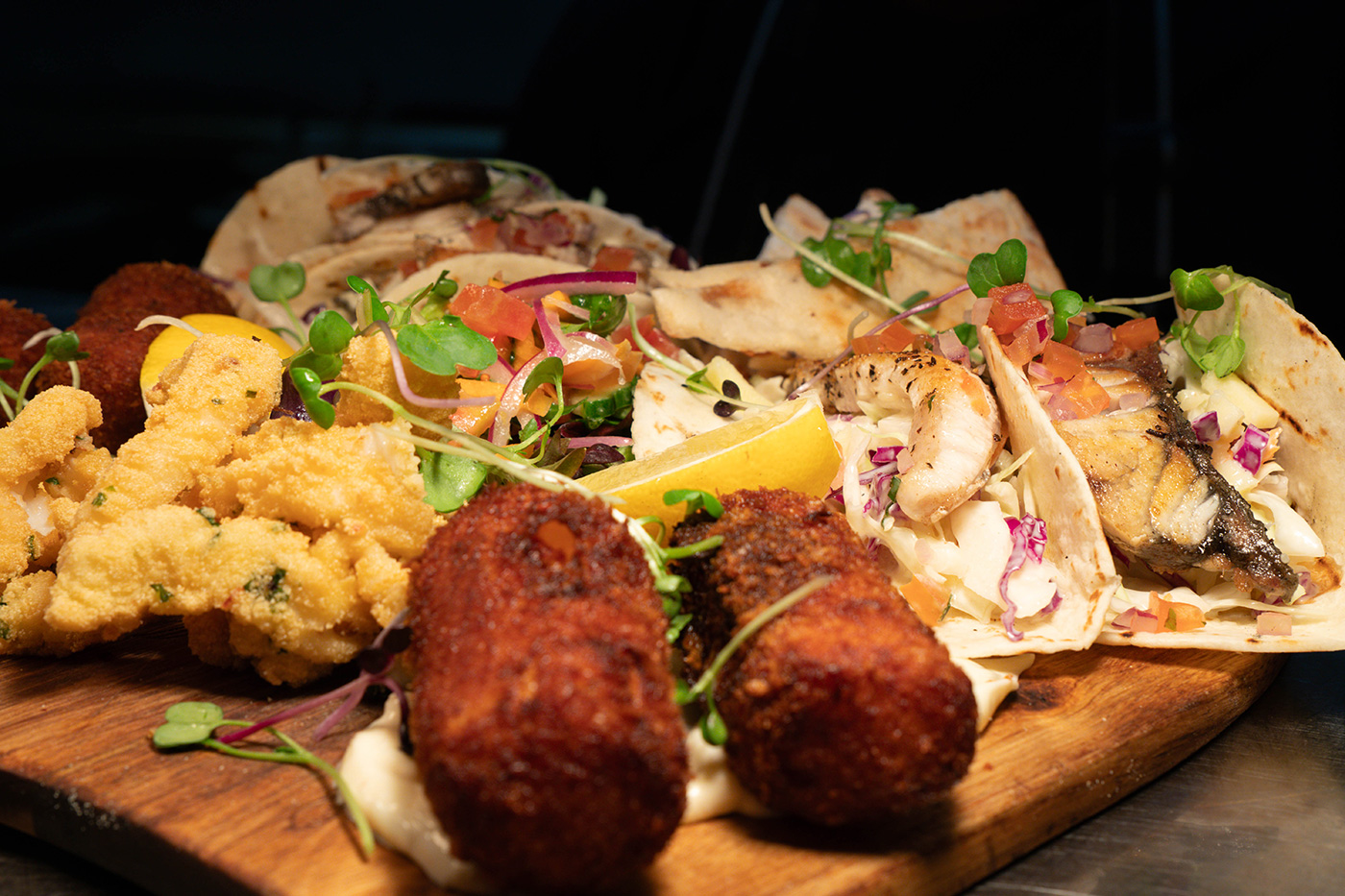 Sharing board served at Goat House