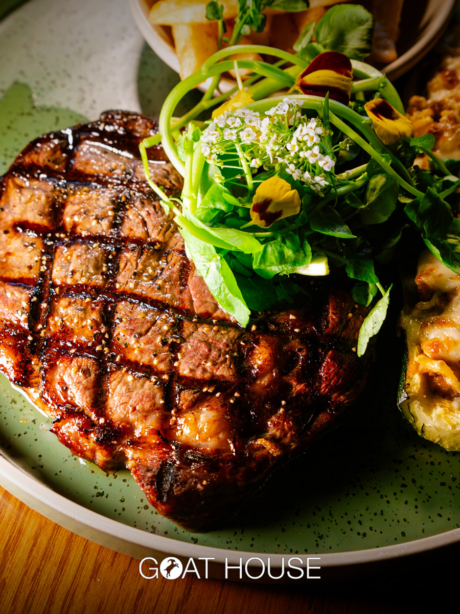 Lunch and dinner at Goat House Restaurant